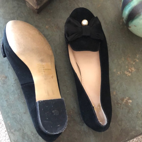Black velvet flats - Picture 5 of 7